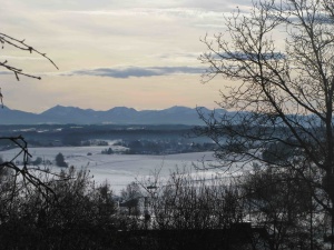 Blick von Doblberg am Bankerl