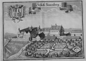 Zinneberg - Kupferstich - 1701