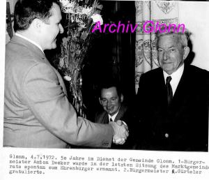 2-Fotochronik-1972-Ernennung-zum-Ehrenbuerger-Anton-Decker