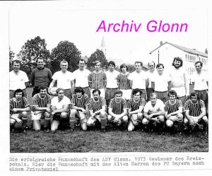 3-Fotochronik-1973-ASV-Glonn-und-Alte-Herren-FC-Bayern
