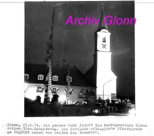 1-1974-Beleuchtete-Pfarrkirche-1200-Jahr