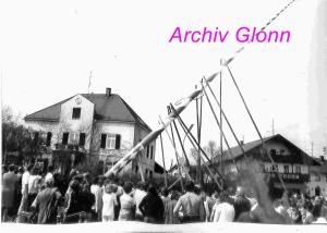 Maibaumaufstellen-1978