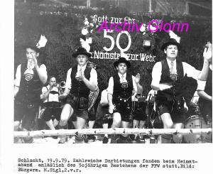 Fotochronik-1979 Jahre- 50 Jahre FFW-Schlacht